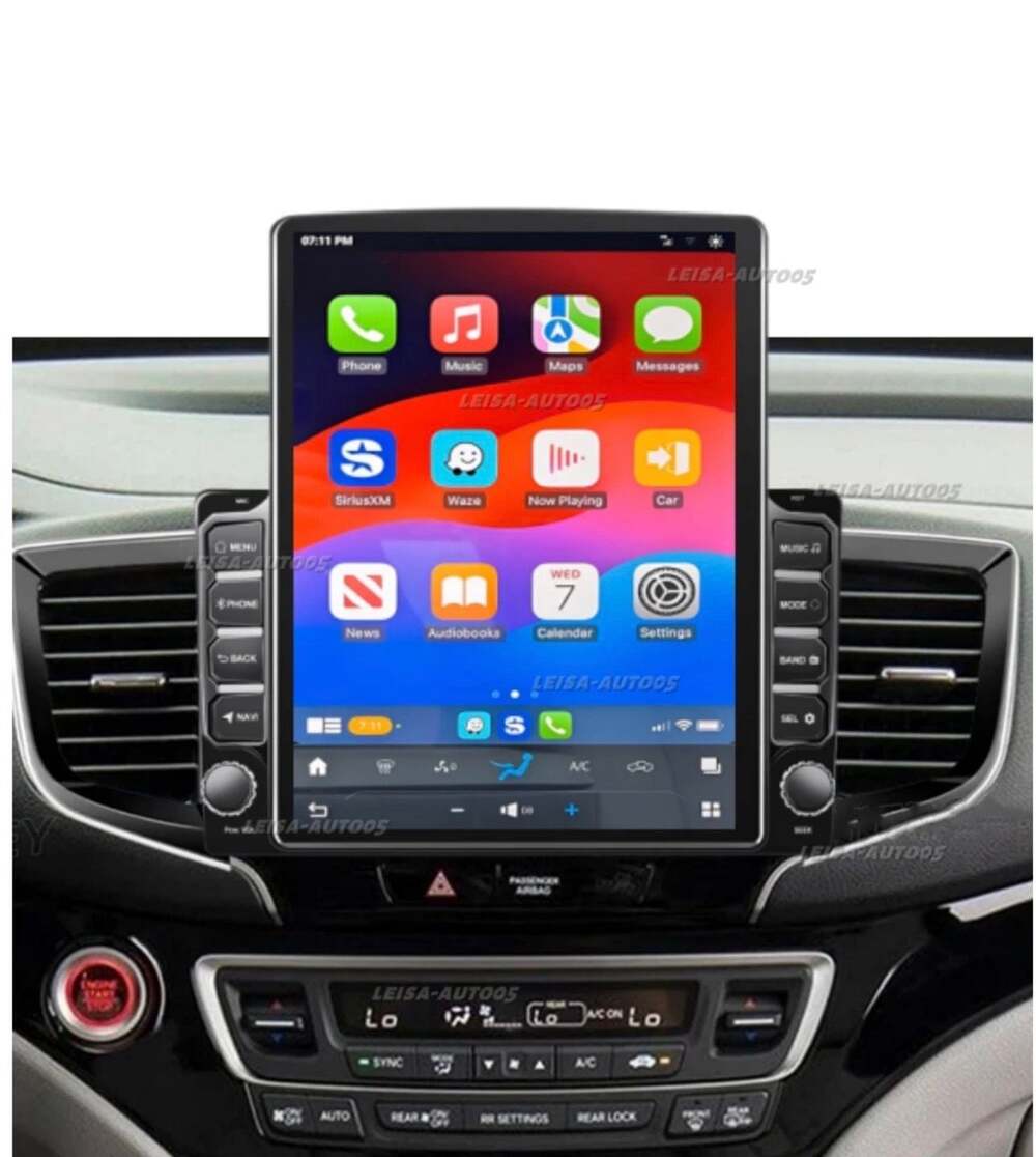Bobuluo 9.7” Car Stereo for Honda Pilot 2016-2022 Wireless CarPlay Android + GPS
